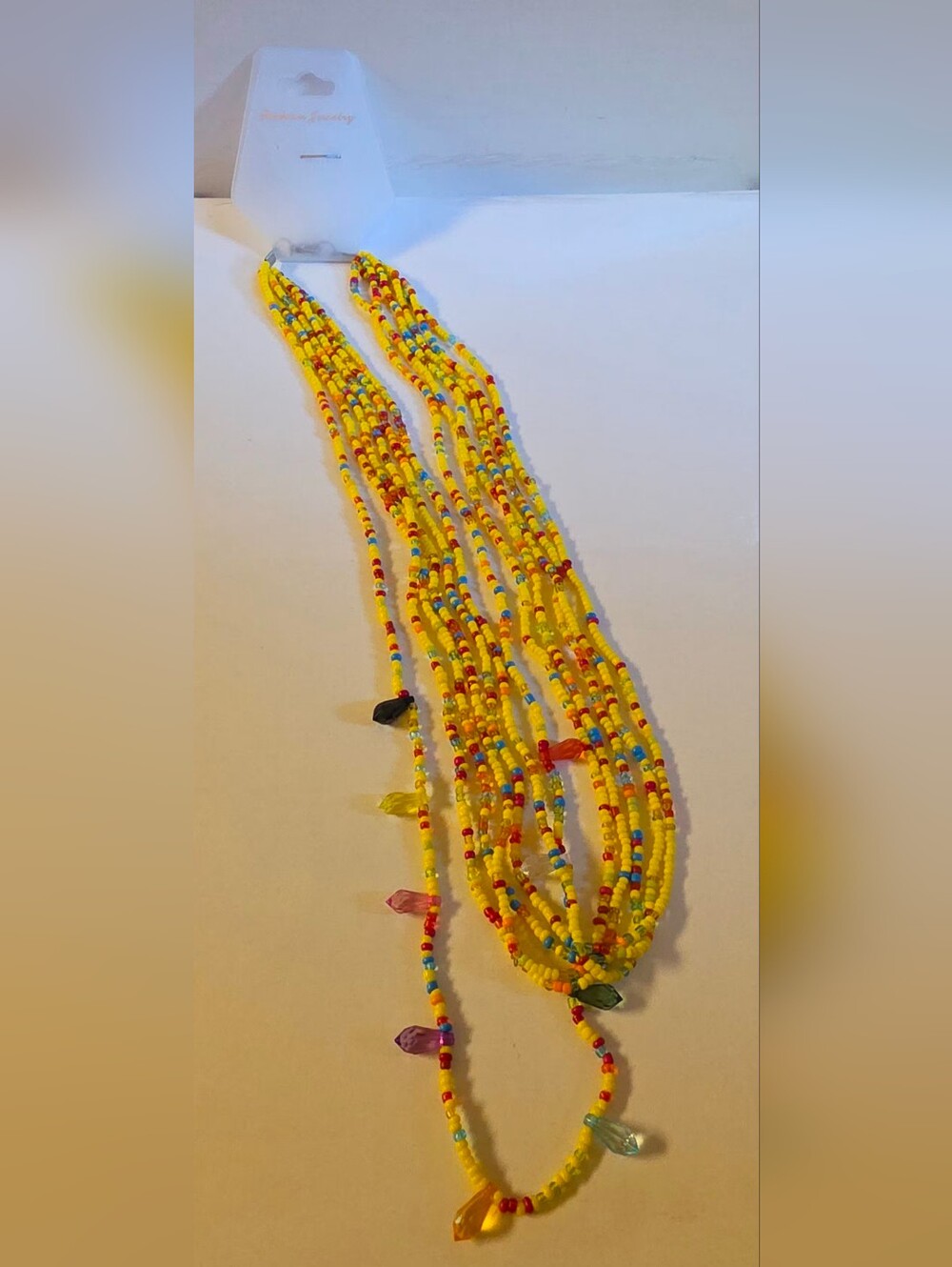 Multi Strand Bead Necklace NEW